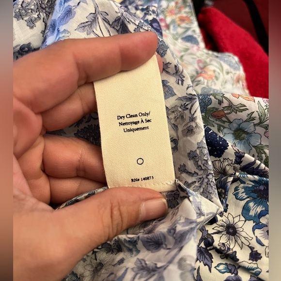 LoveShackFancy Mateo Skirt in Daybreak Blues Liberty Fabric - Picture 3 of 9